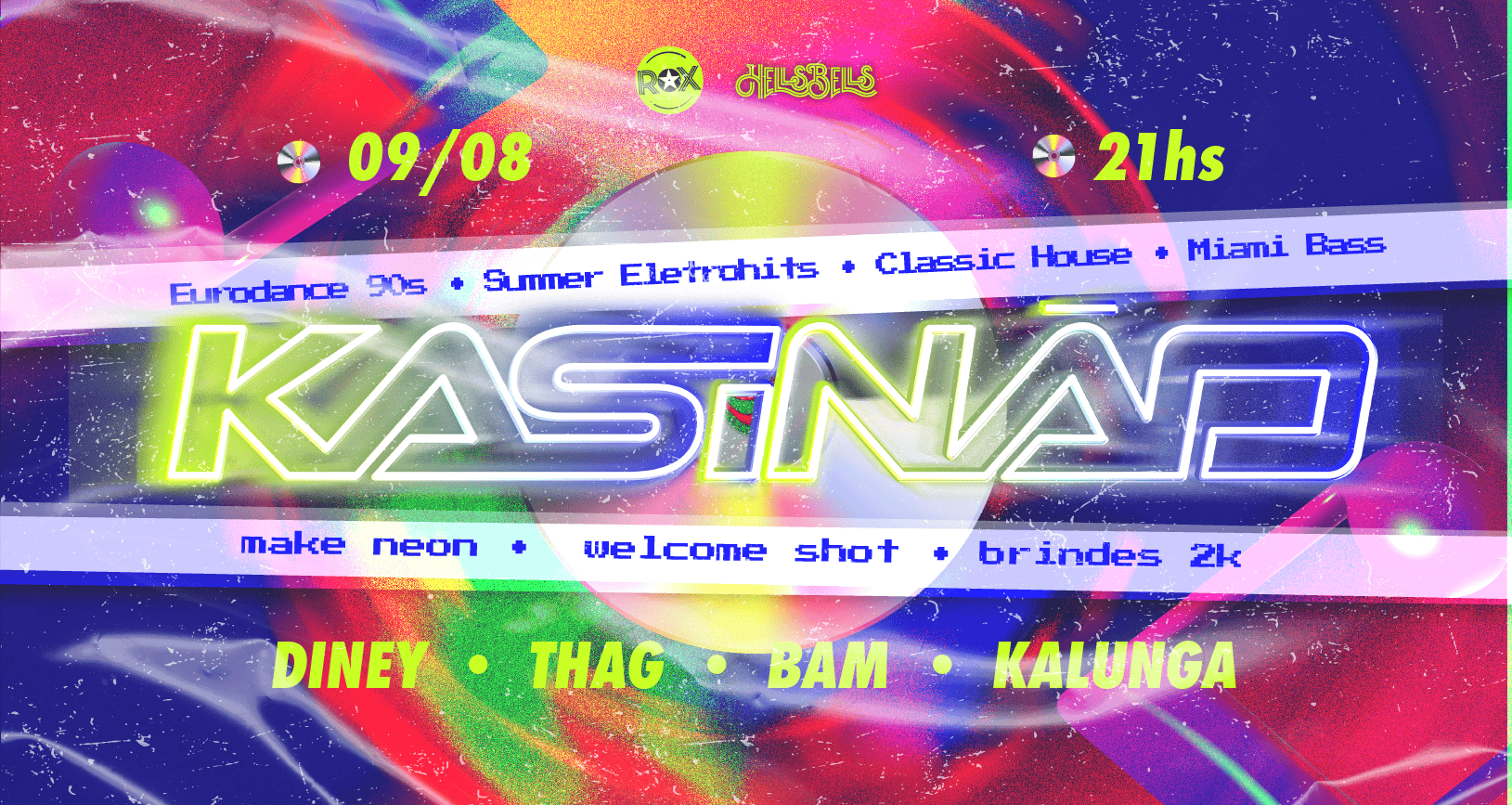 KASINÃO - EURODANCE/FLASH HOUSE/SUMMER ELETROHITS - @HELLSBELLSBAR