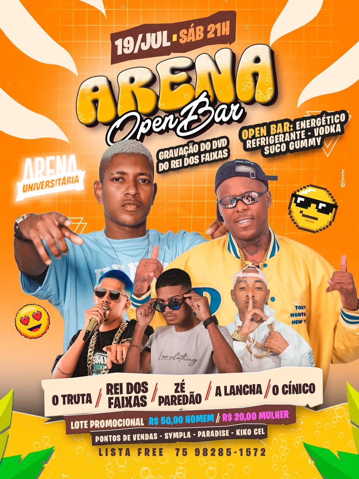 Arena OpenBar Gravação do DVD da Rei dos Faixas em Feira de
