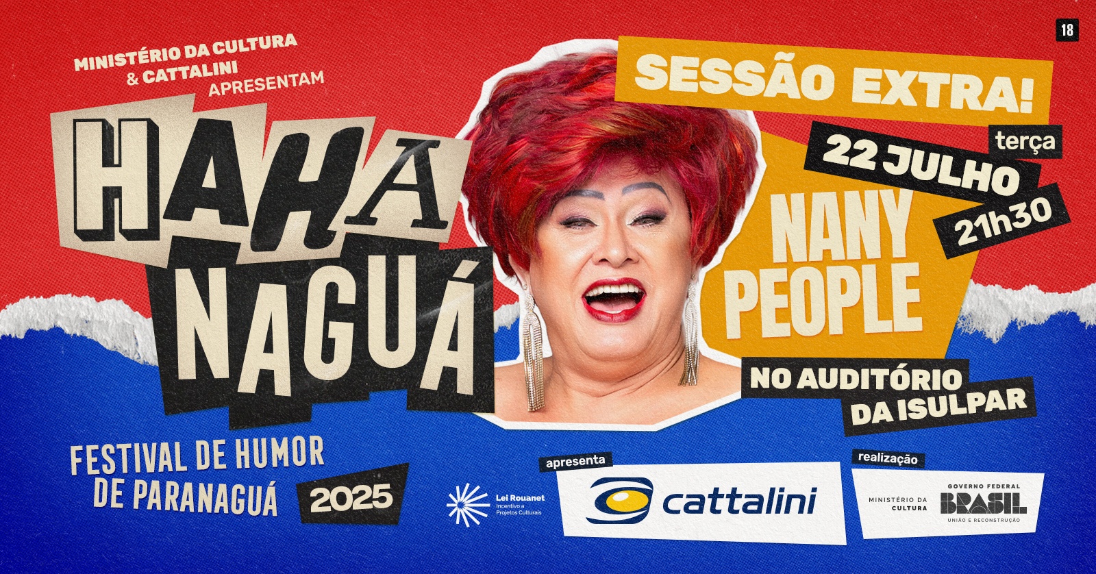 HAHAnaguá - 22 de julho - Nany People - 2º SESSÃO