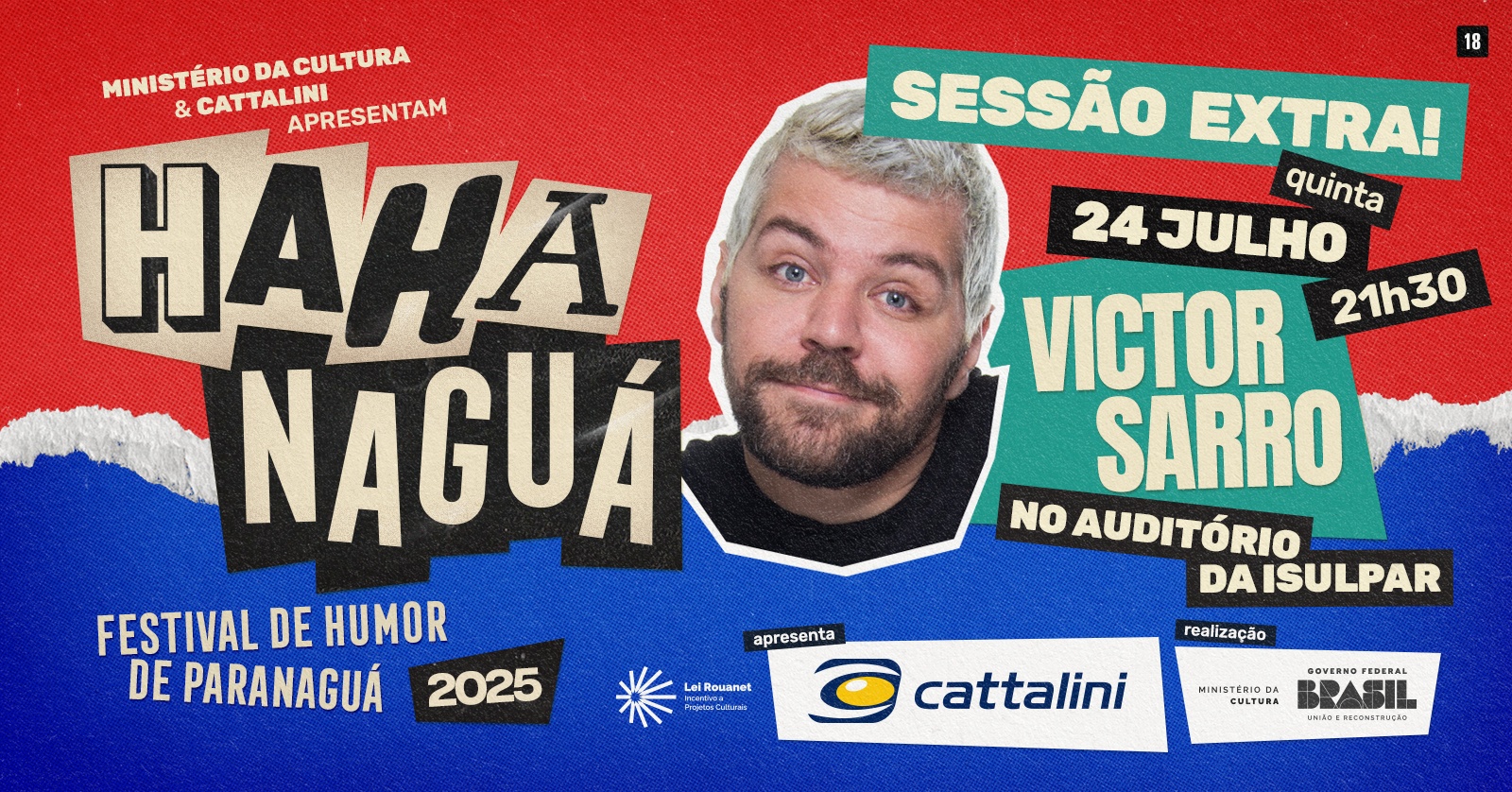 HAHAnaguá - 24 de julho - Victor Sarro - 2ª SESSÃO