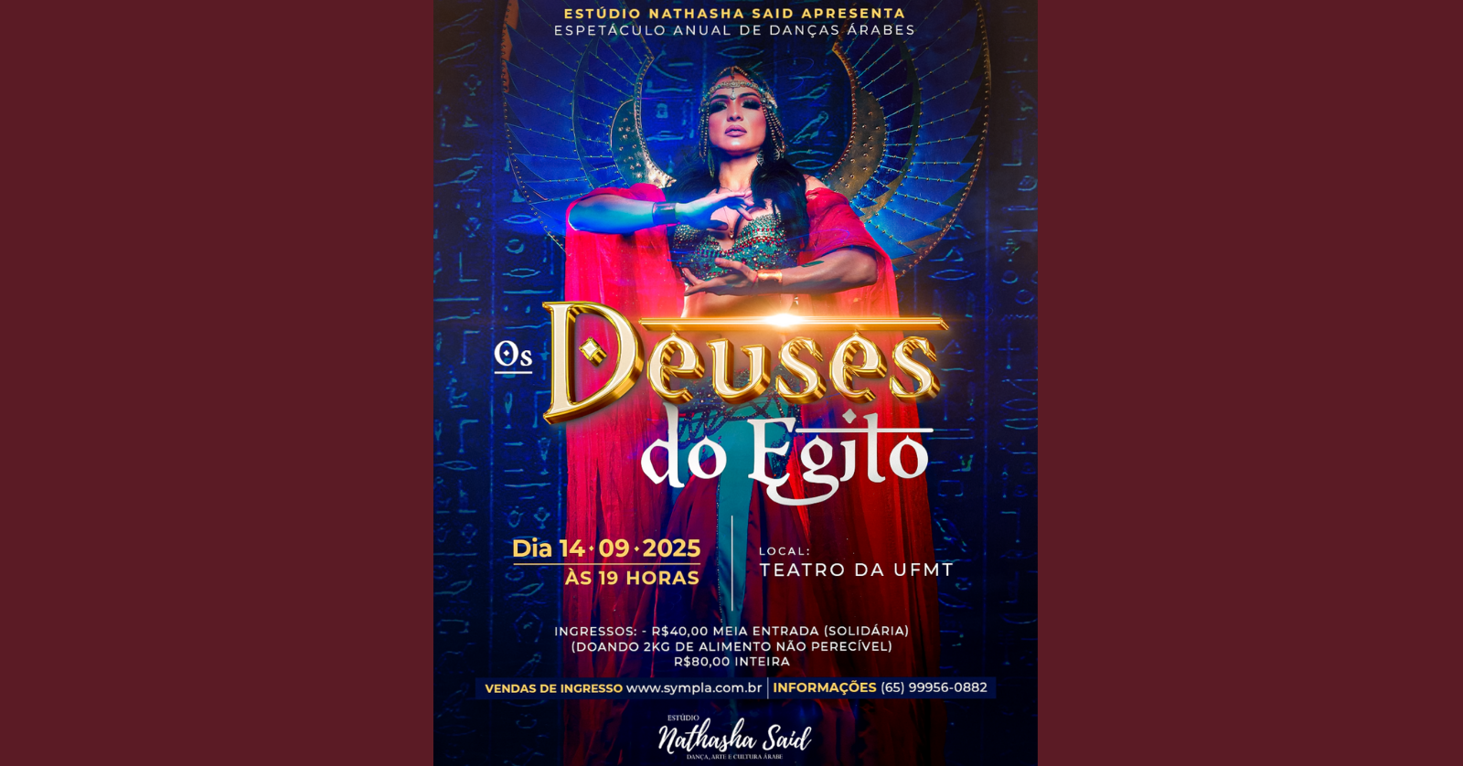 Espetáculo Os Deuses do Egito