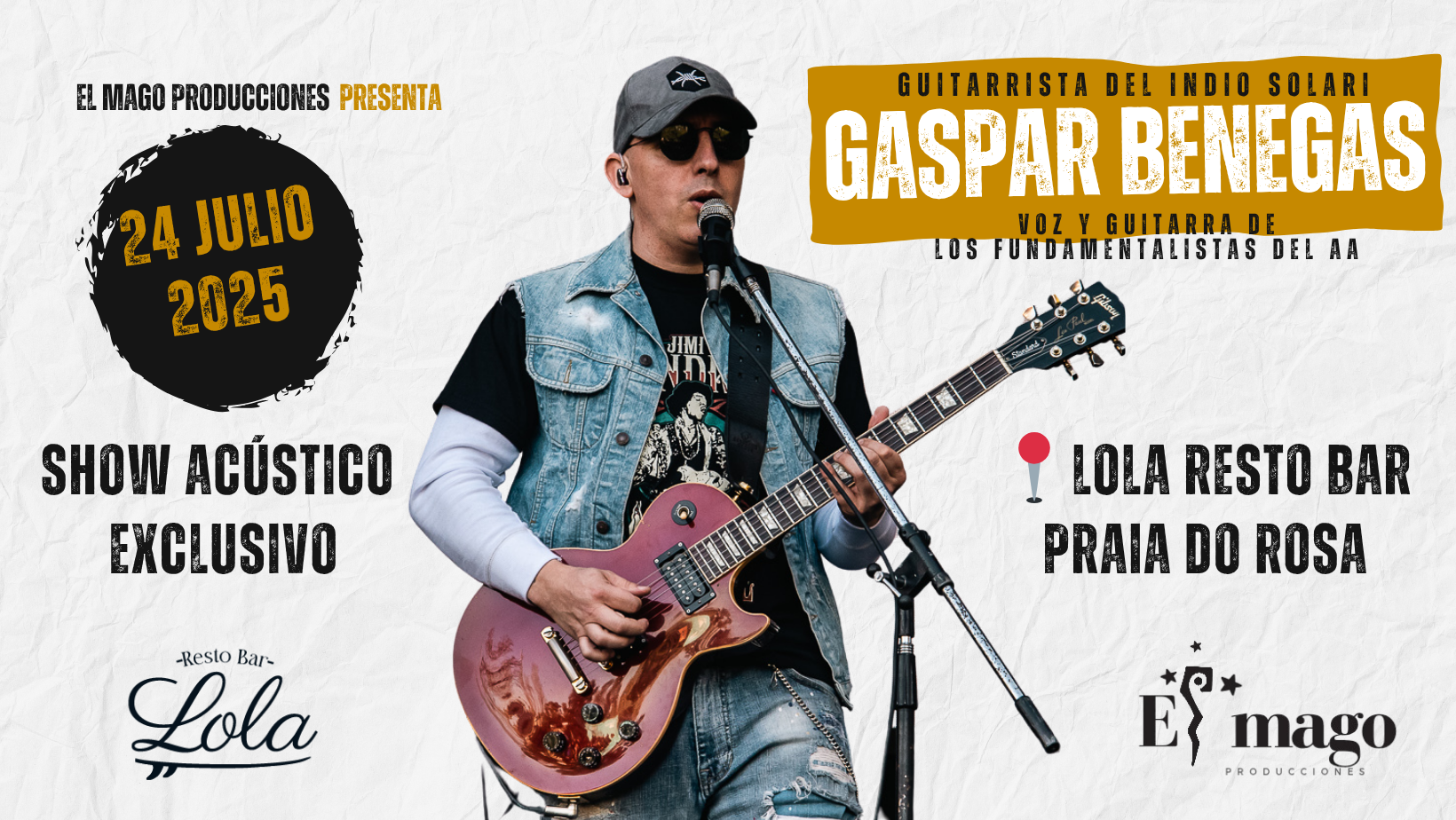 Gaspar Benegas en Praia do Rosa