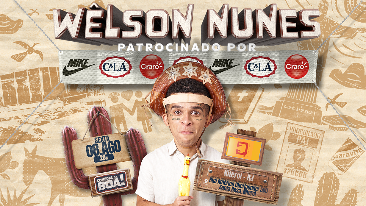 WÊLSON NUNES - STAND UP COMEDY EM NITERÓI