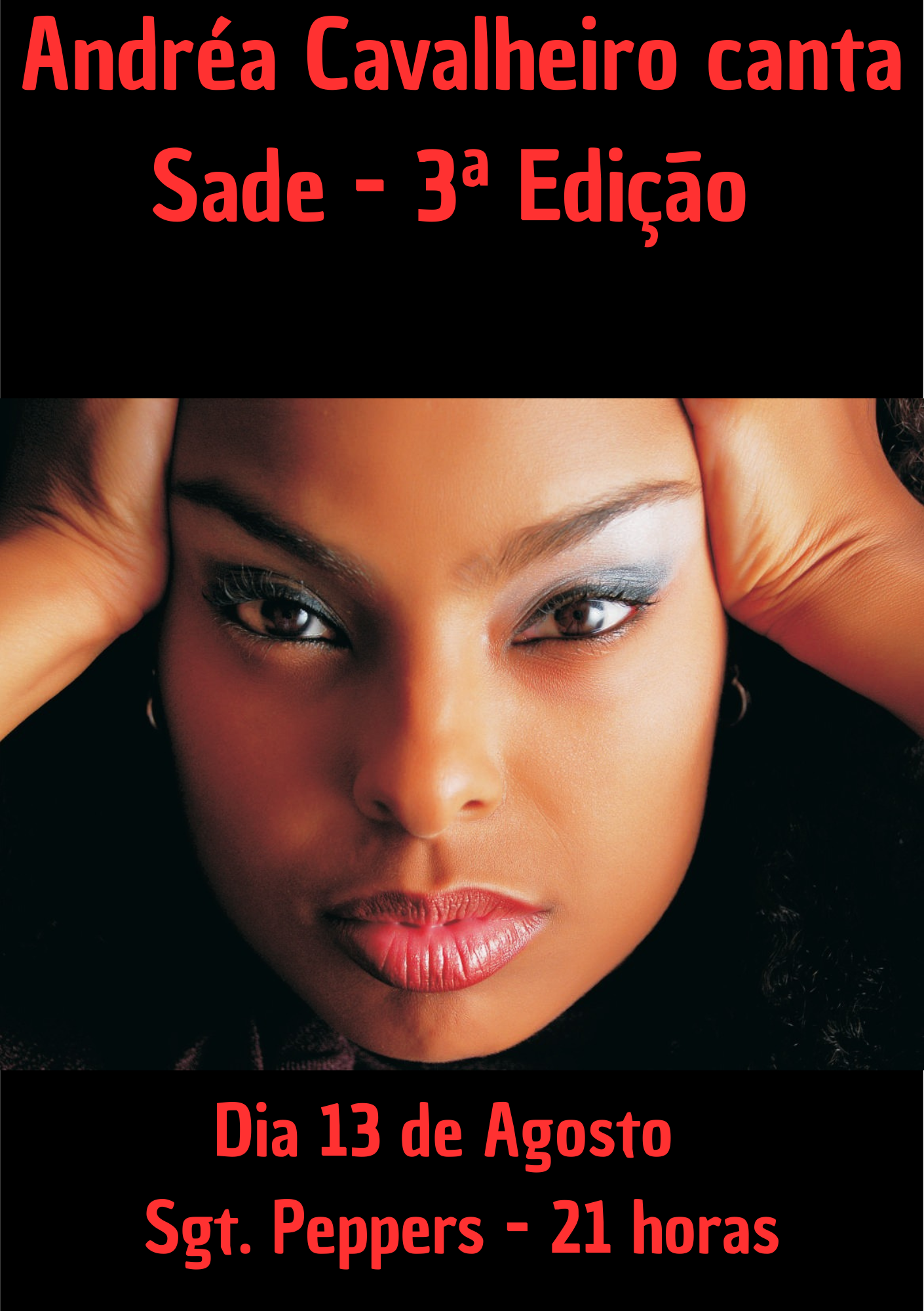 Andréa Cavalheiro canta SADE - 3ª Edição