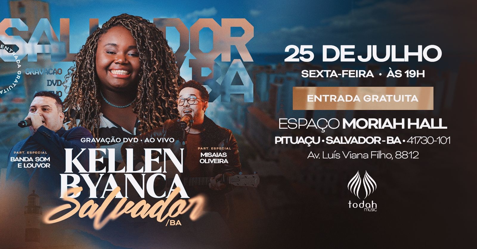 Gravação DVD AO VIVO | Kellen Byanca Ft. Banda Som e Louvor e