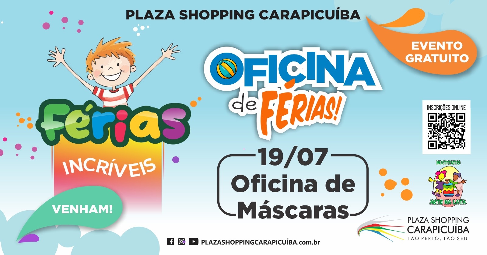 Oficina de Máscaras - 19/07