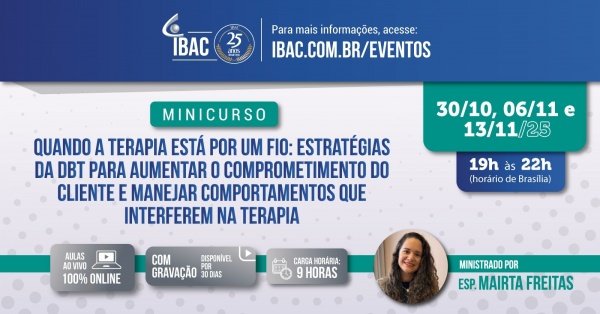 Imagem do evento Quando a terapia está por um fio