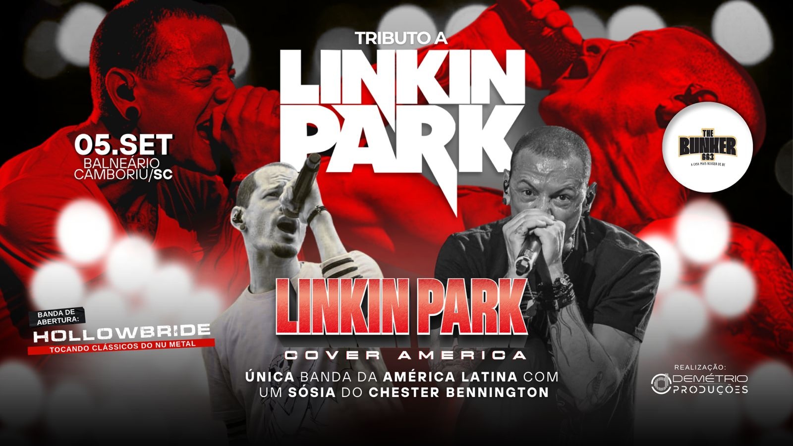 Tributo ao Linkin Park com a banda Linkin park cover américa - Balneário Camboriú/SC