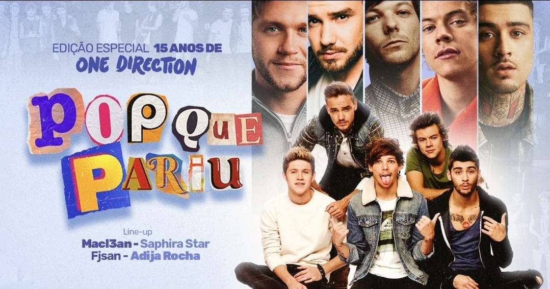 POP QUE PARIU - ONE DIRECTION 15 ANOS