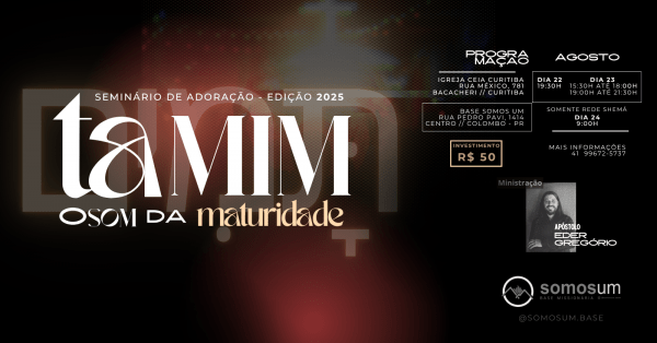 Imagem do evento Tamim - O Som da maturidade - Edição 2025