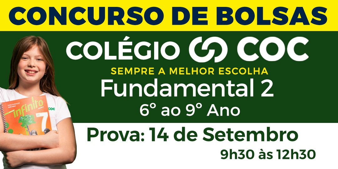 Concurso de Bolsas COC 2026 - Fundamental II