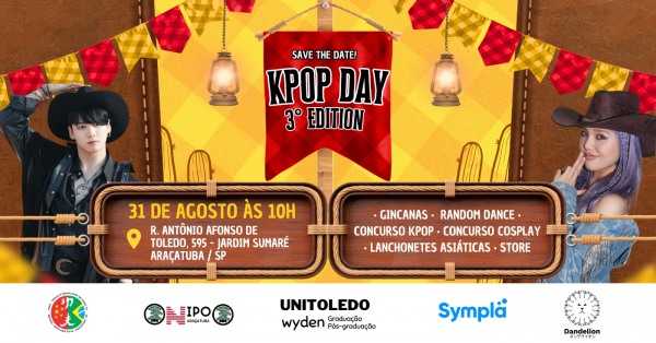 Imagem do evento KPOP DAY UNITOLEDO - 3° EDIÇÃO
