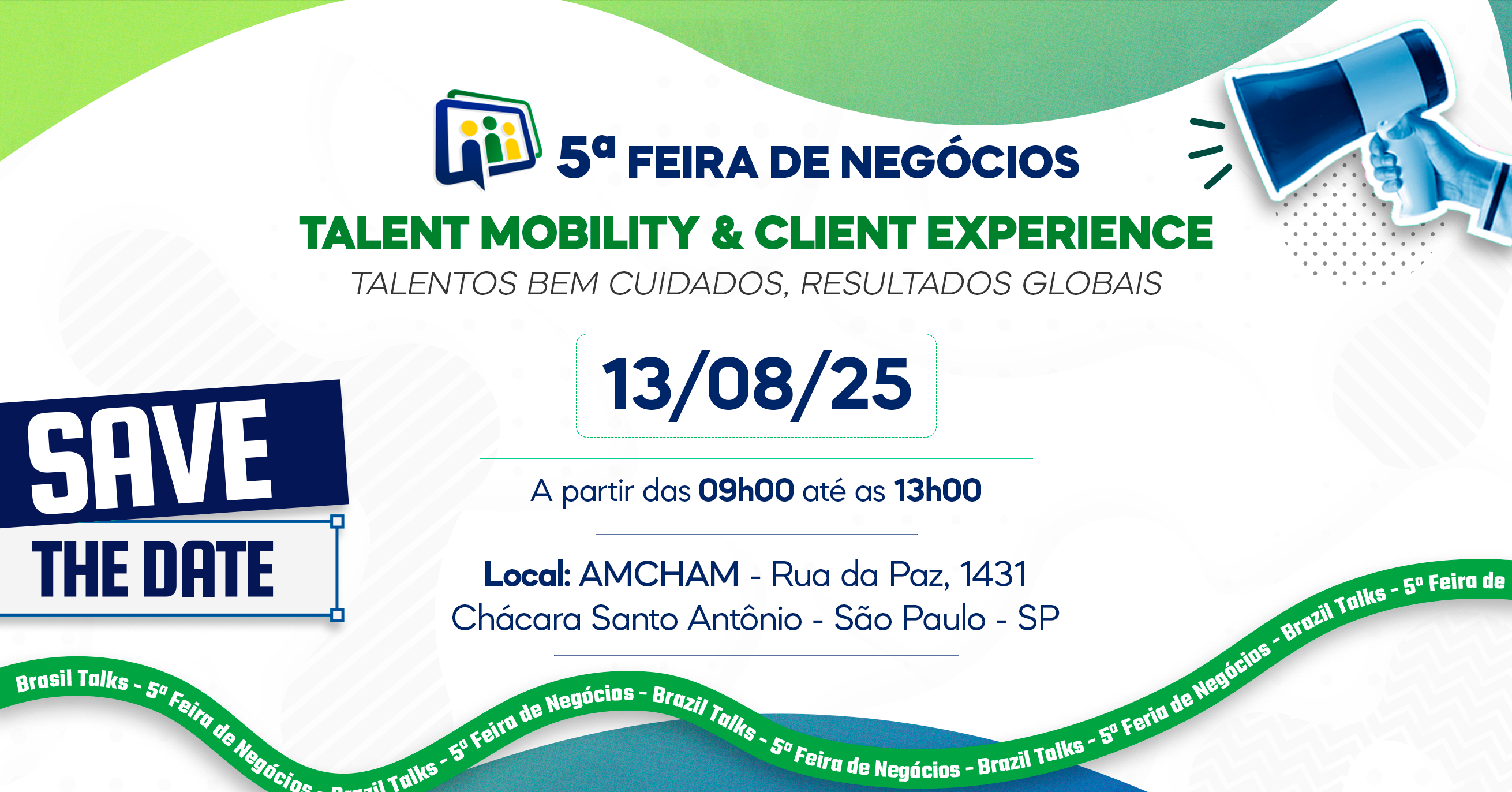 5° Feira de Negócios Brazil Talks - Talent Mobility & Client Experience