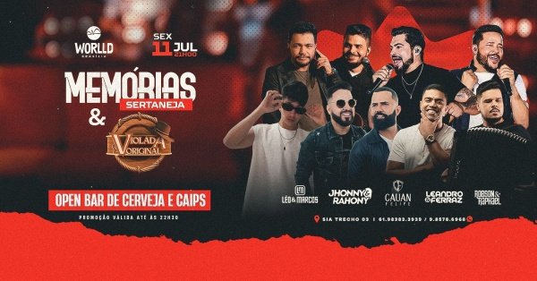 Imagem do evento MEMÓRIAS & VIOLADA | Worlld Brasília