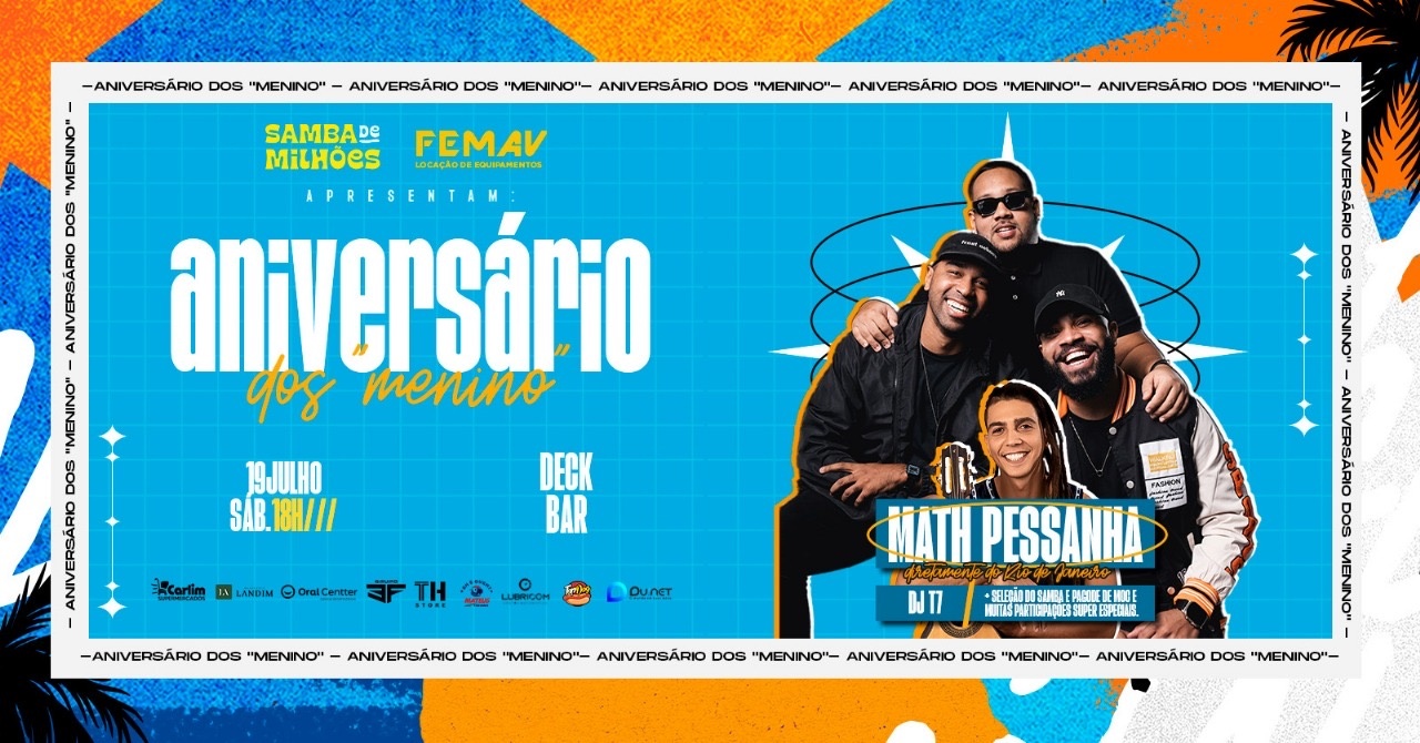 ANIVERSÁRIO DOS MENINO| 2025