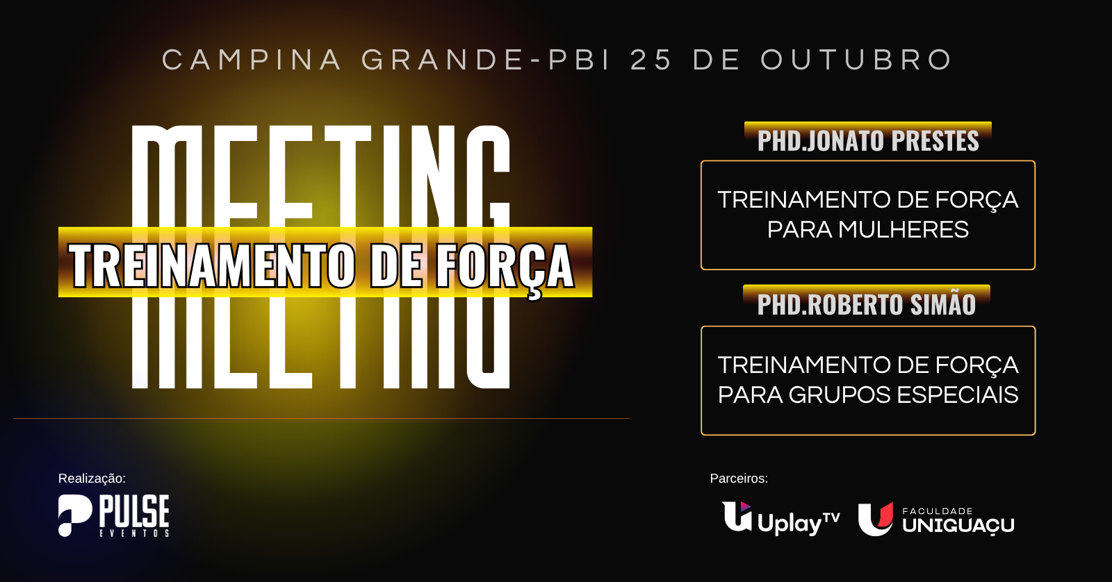 Campina Grande-PB , Meeting de Treinamento de Força
