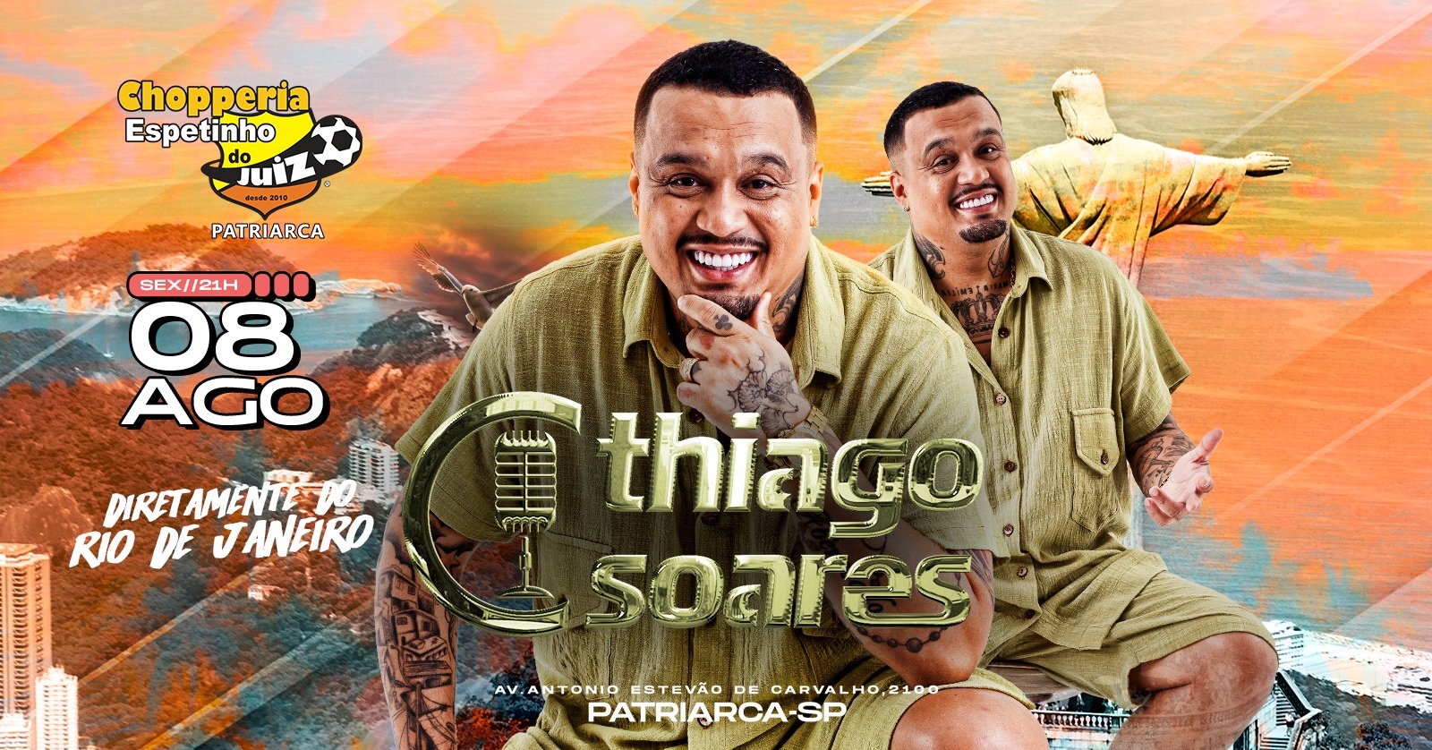 THIAGO SOARES NO BAR DO JUIZ PATRIARCA