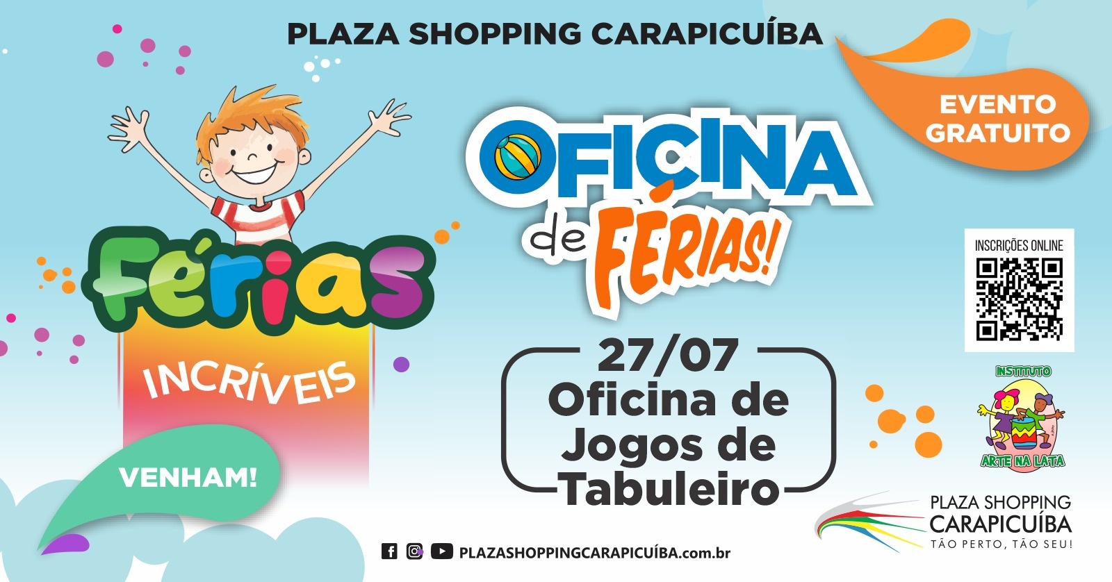 Oficina de Jogos de Tabuleiro - 27/07
