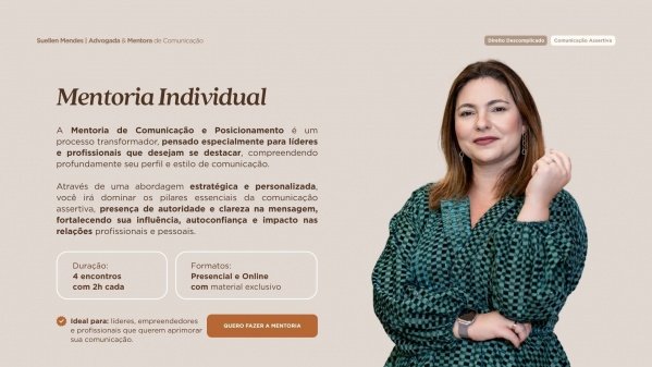 Imagem do evento Mentoria Individual Comunicação e Posicionamento