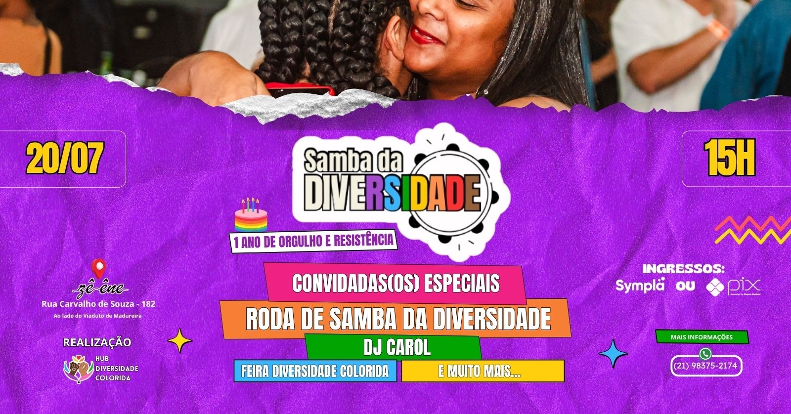 SAMBA DA DIVERSIDADE - 1 ANO DE ORGULHO E RESISTÊNCIA
