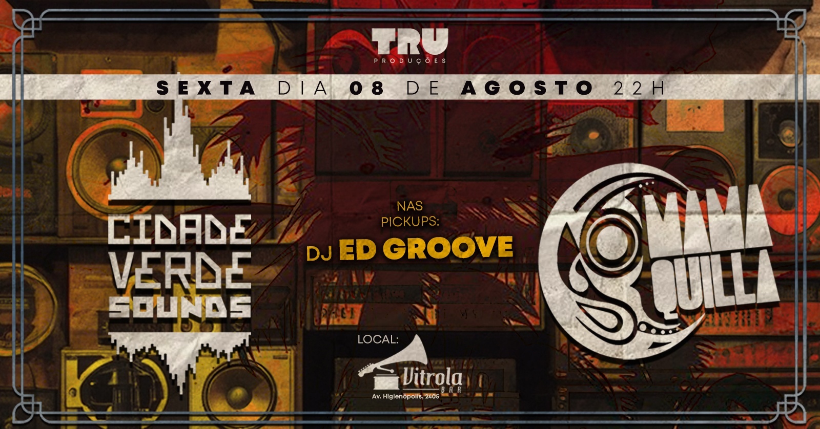 Cidade Verde Sounds e Mama Quilla no Vitrola Bar (Londrina-PR)