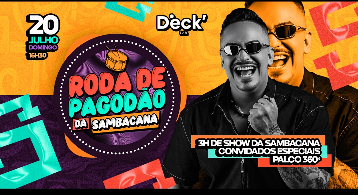 Roda de Pagodão da Sambacana no Deck