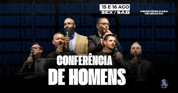 Imagem do evento Conferência de Homens - Vinde a Mim