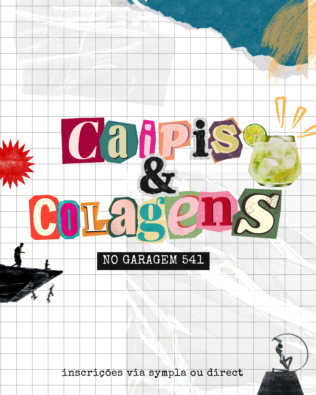 Arte na cidade: Caipis & Colagens