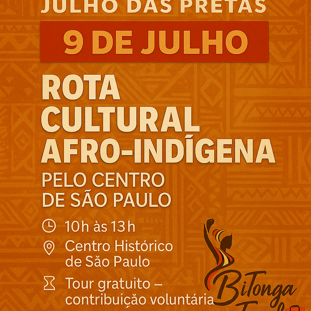 Rota Cultural Afro-Indígena pelo Centro de São Paulo