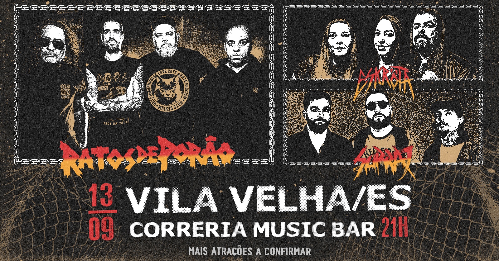 Ratos de Porão + Eskröta + Surra em Vila Velha