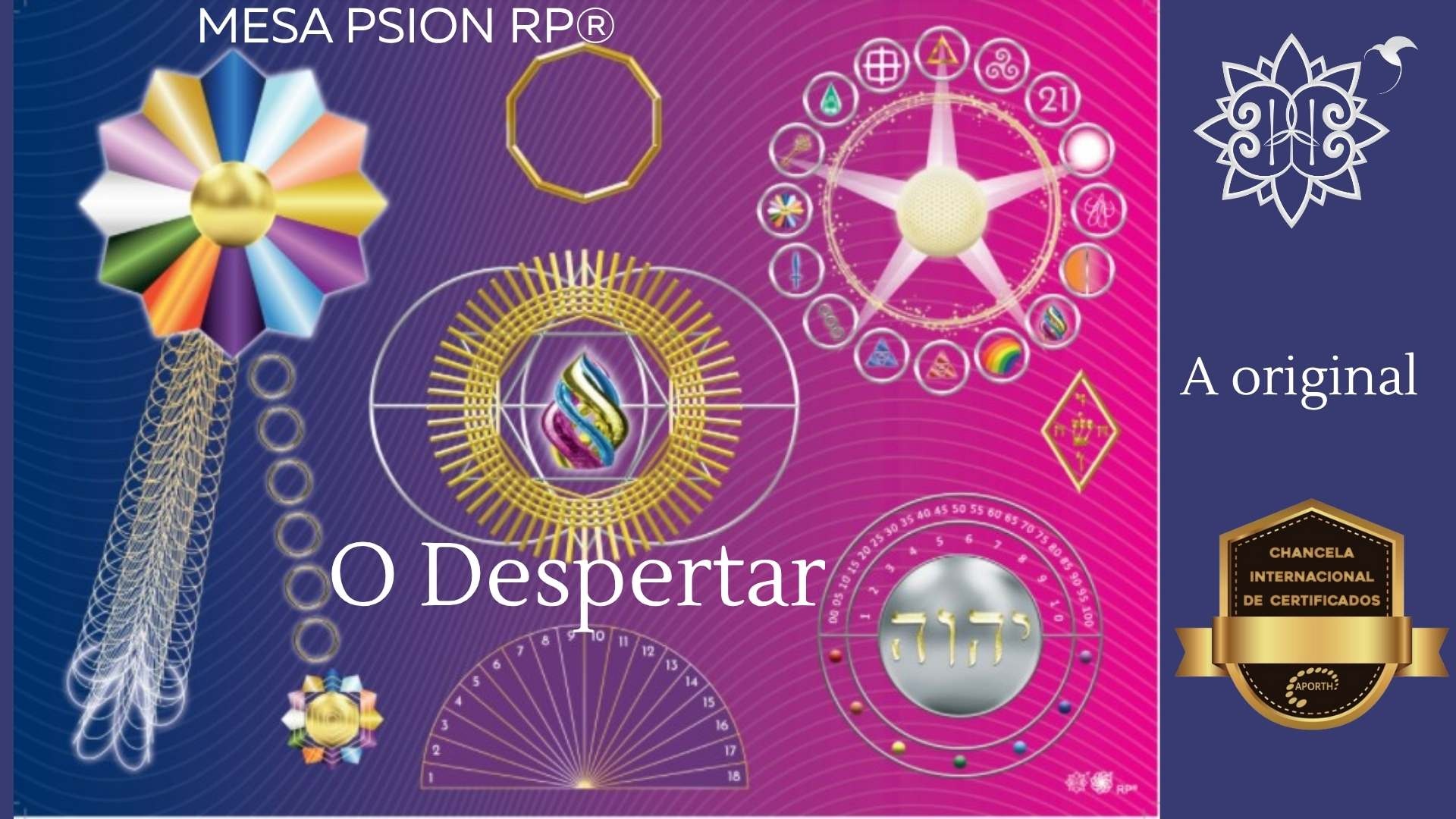 Mesa Psion RP® O Despertar (rosa dourada) .Para iniciantes.