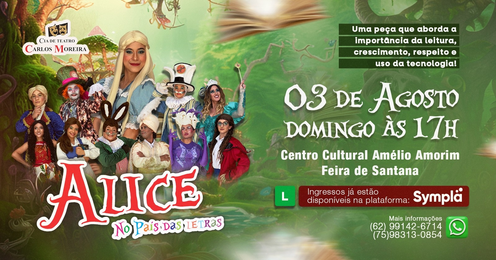 ALICE NO PAÍS DAS LETRAS