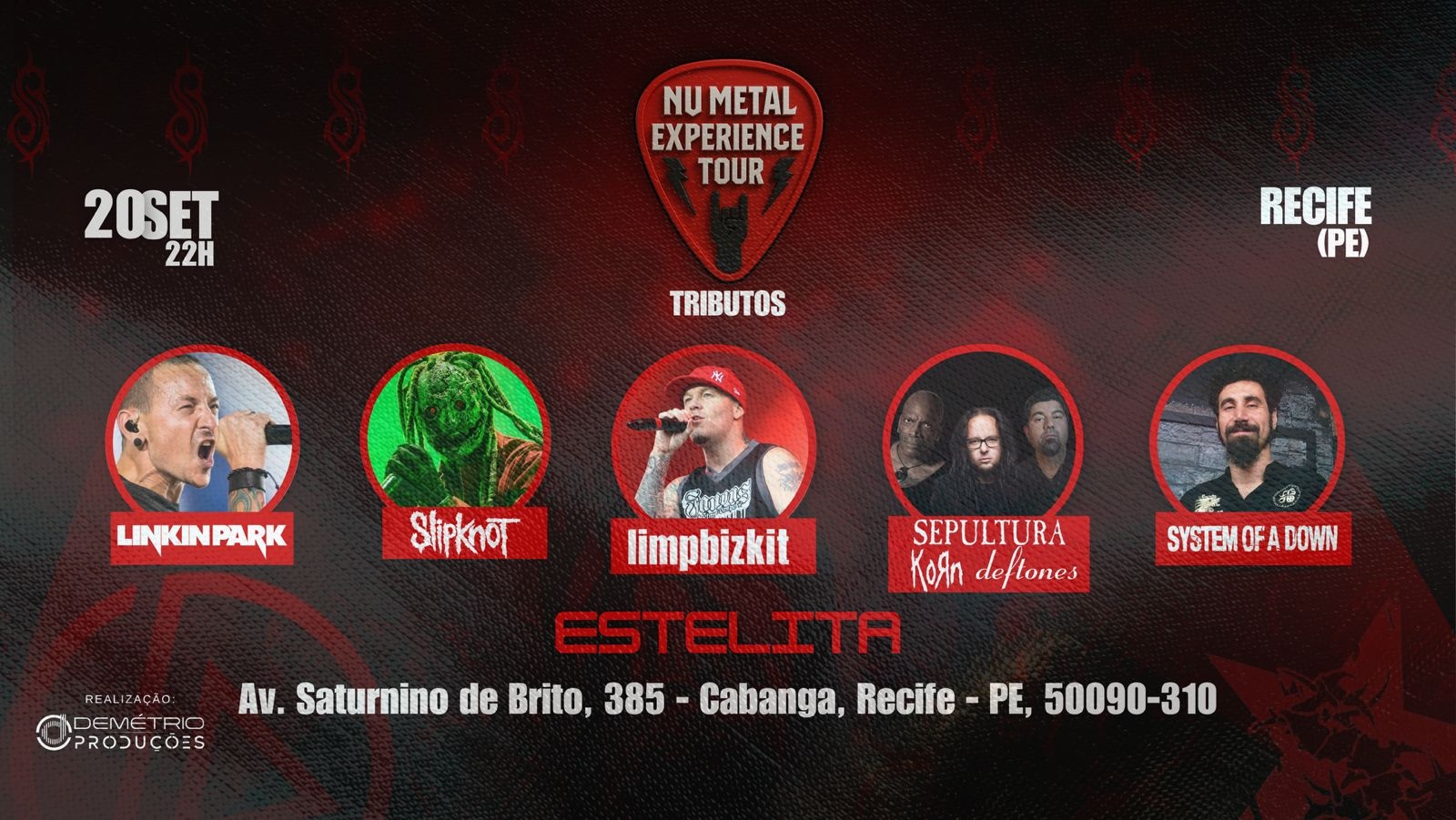 Nu metal experience tour em Recife/PE