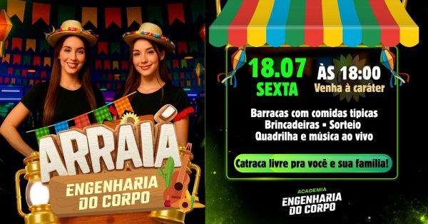 Imagem do evento ARRAIÁ ENGENHARIA DO CORPO