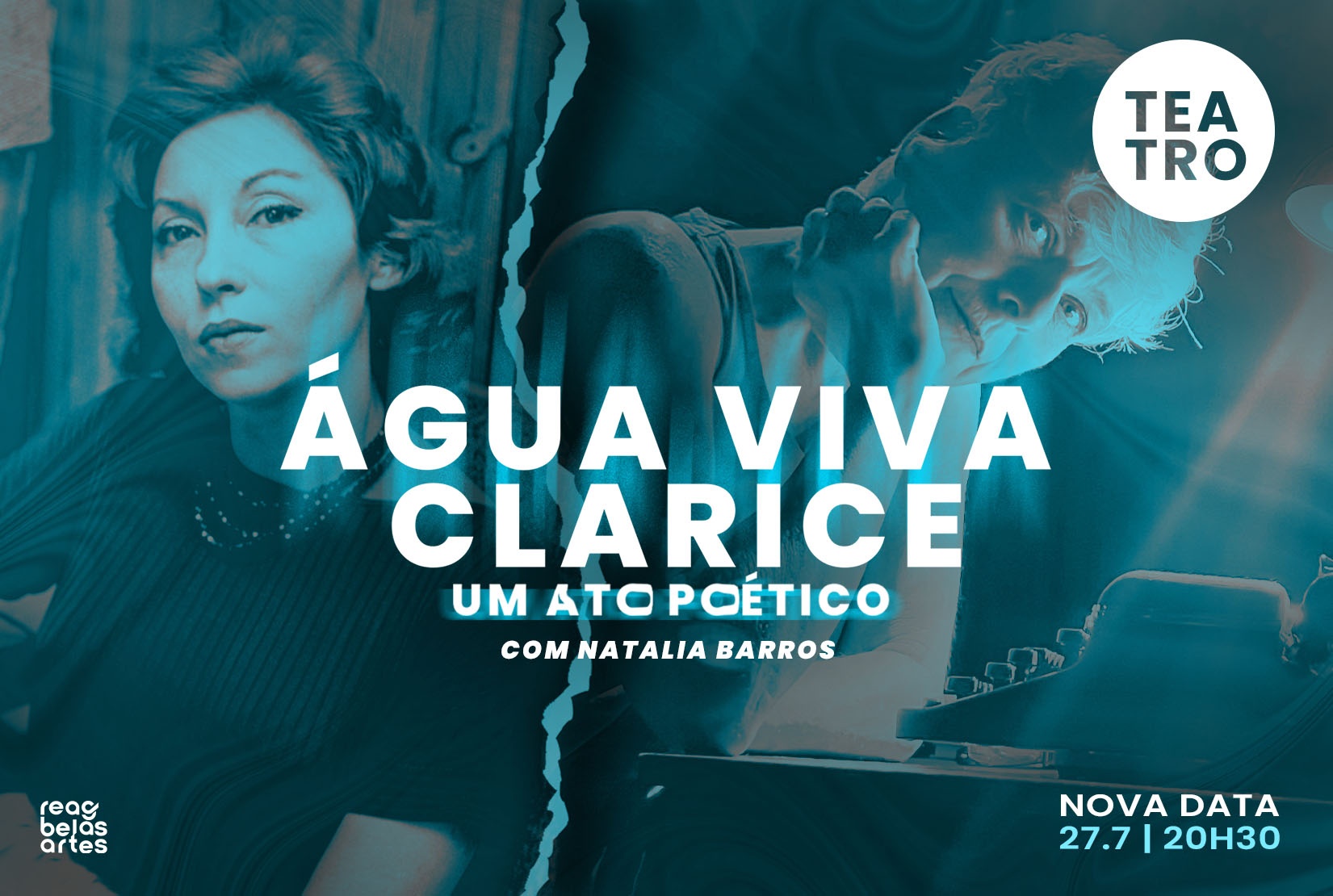Teatro Água Viva Clarice - Um ato poético (27.07)