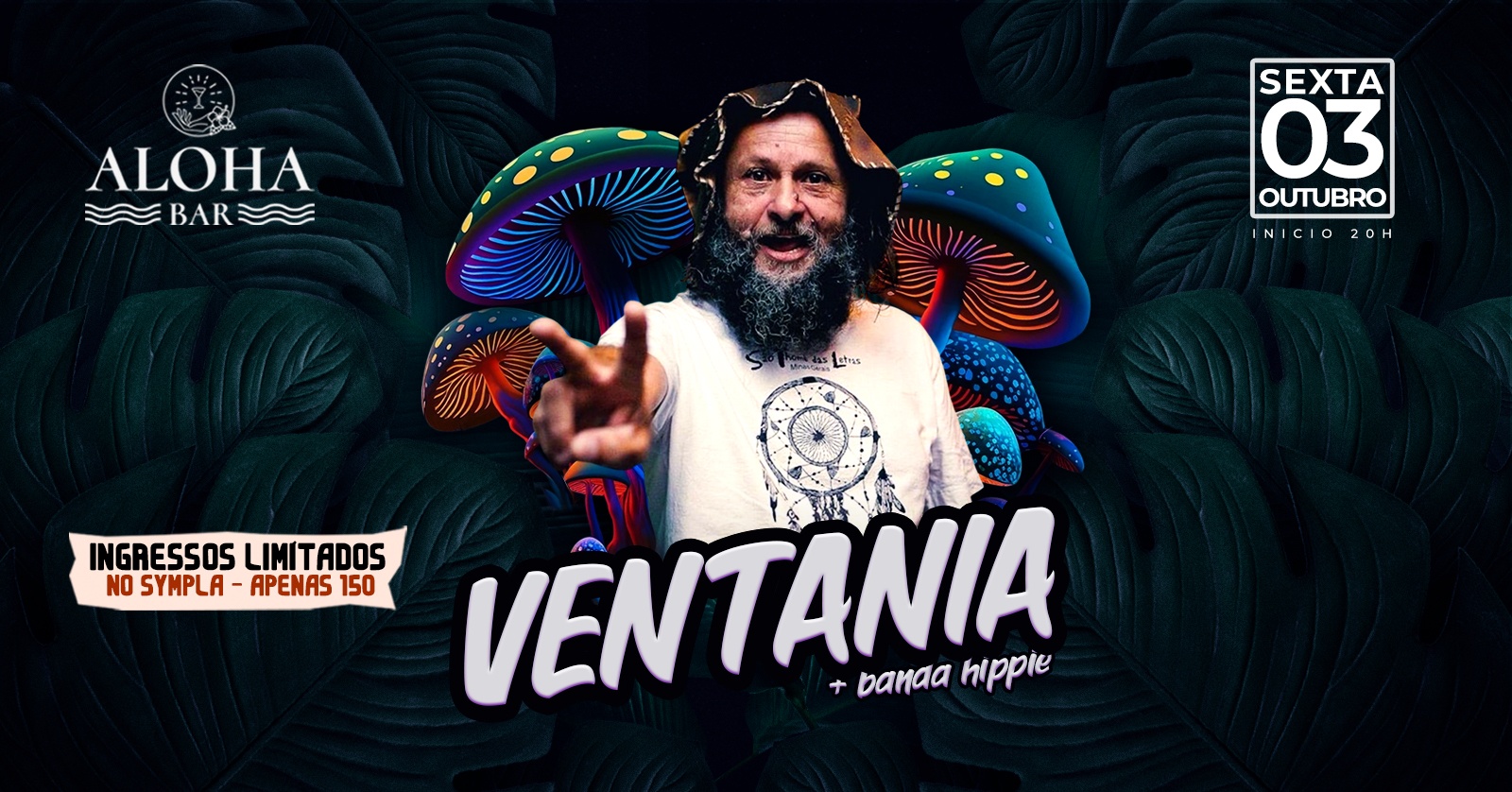 Ventania ao vivo "SHOW LIMITADO" no Aloha Bar em Guarulhos
