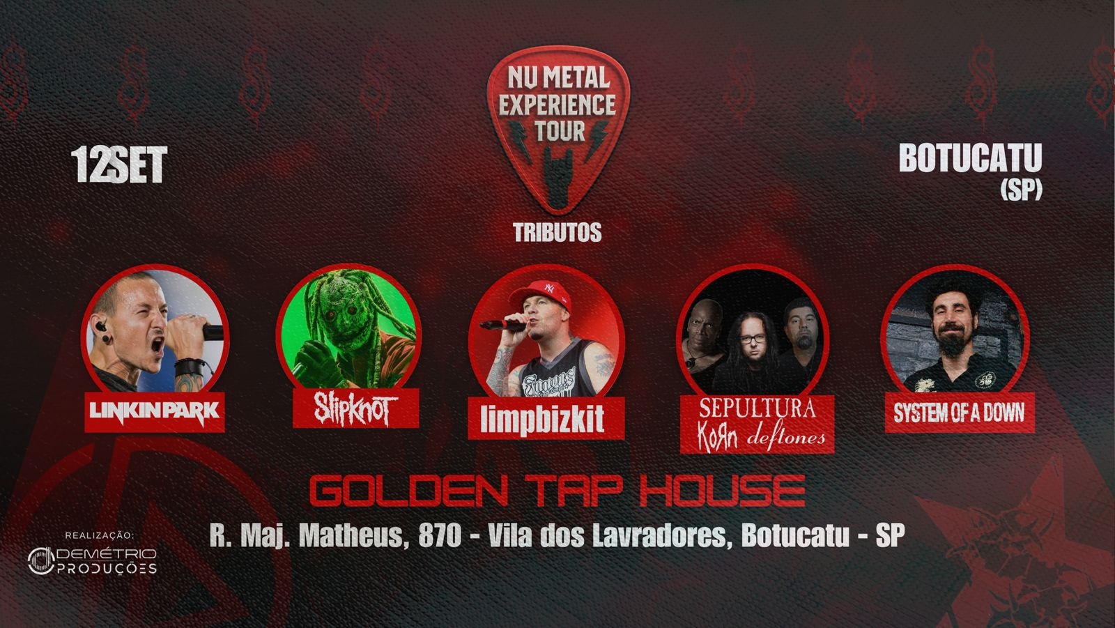 Nu metal experience tour em Botucatu/SP