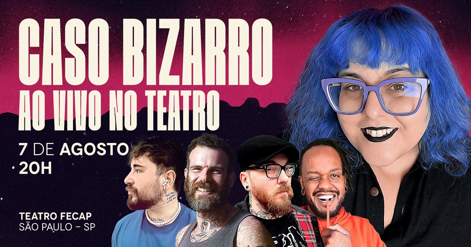 Caso Bizarro AO VIVO em São Paulo