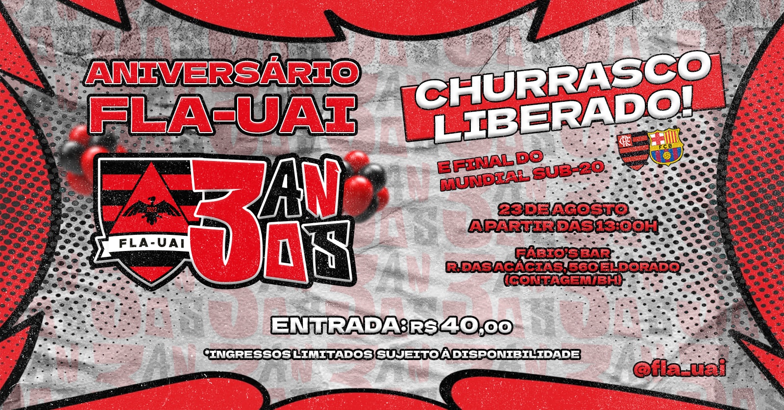 FLA-UAI 3 ANOS