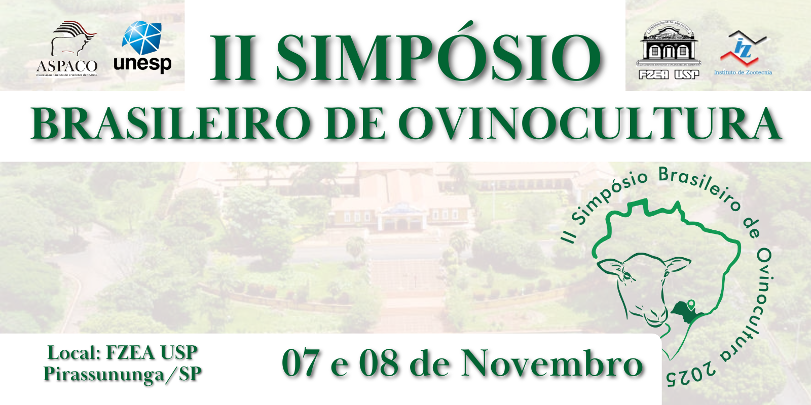II SIMPÓSIO BRASILEIRO DE OVINOCULTURA