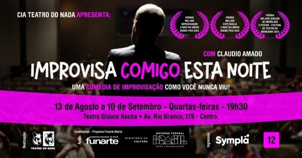 Imagem do evento IMPROVISA COMIGO ESTA NOITE - Teatro Glauce Rocha 