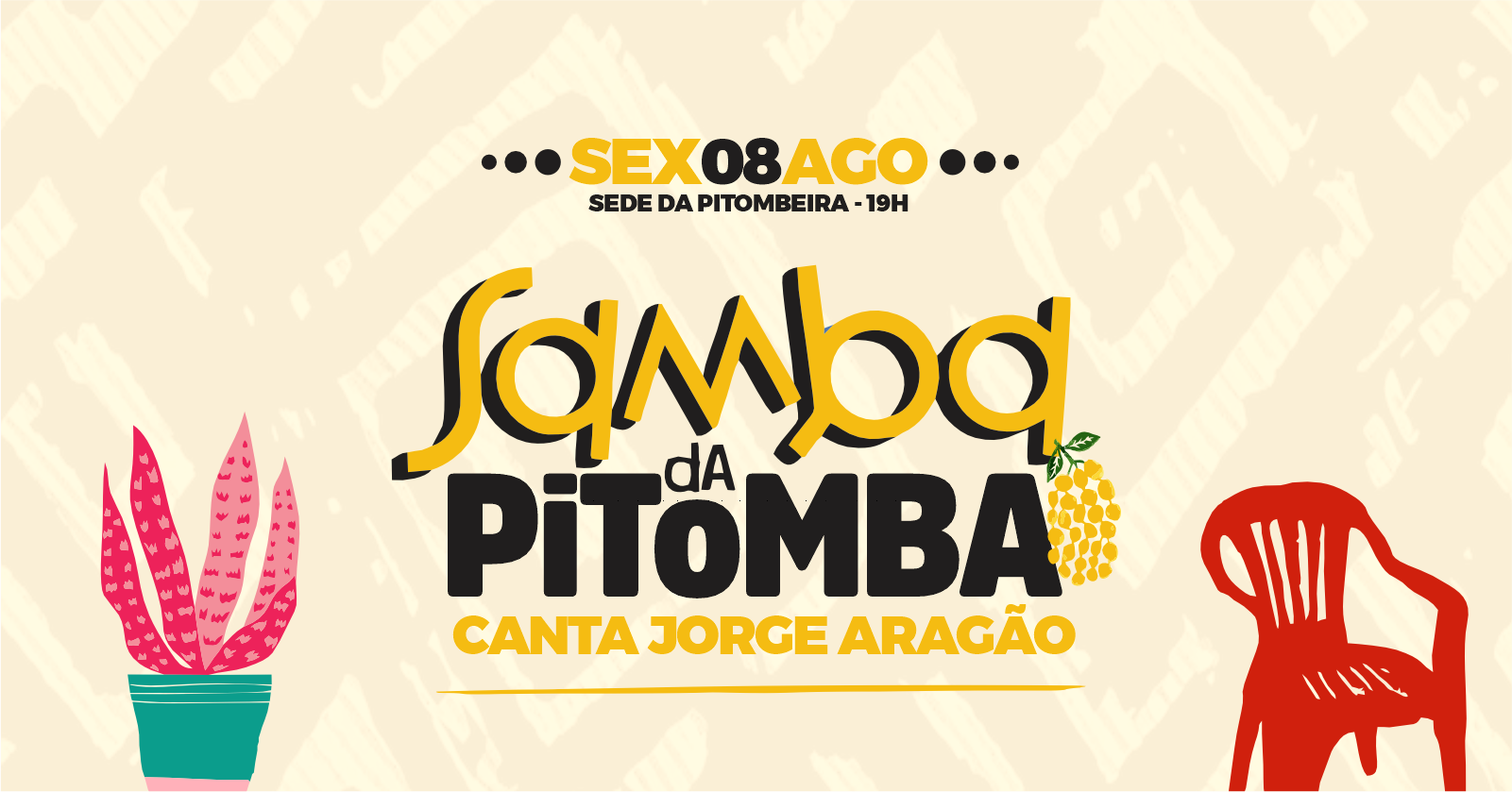 Samba da Pitomba Canta Jorge Aragão - 08 de Agosto