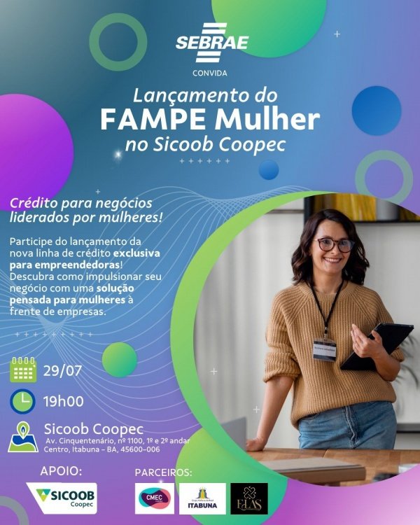 Imagem do evento Lançamento FAMPE Mulher Itabuna