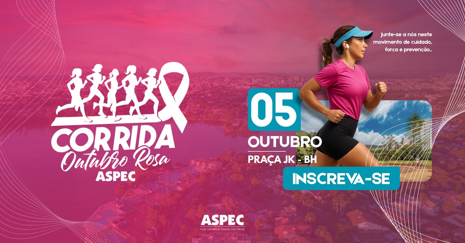 Corrida e Caminhada Outubro Rosa ASPEC