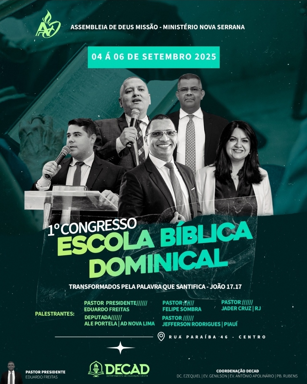 1º CONGRESSO ESCOLA BÍBLICA DOMINICAL