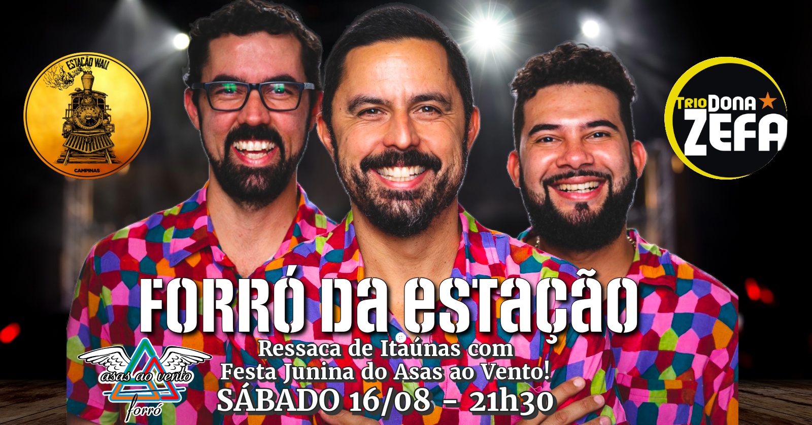 FORRÓ NA ESTAÇÃO - TRIO DONA ZEFA - CAMPINAS - 16 DE AGOSTO
