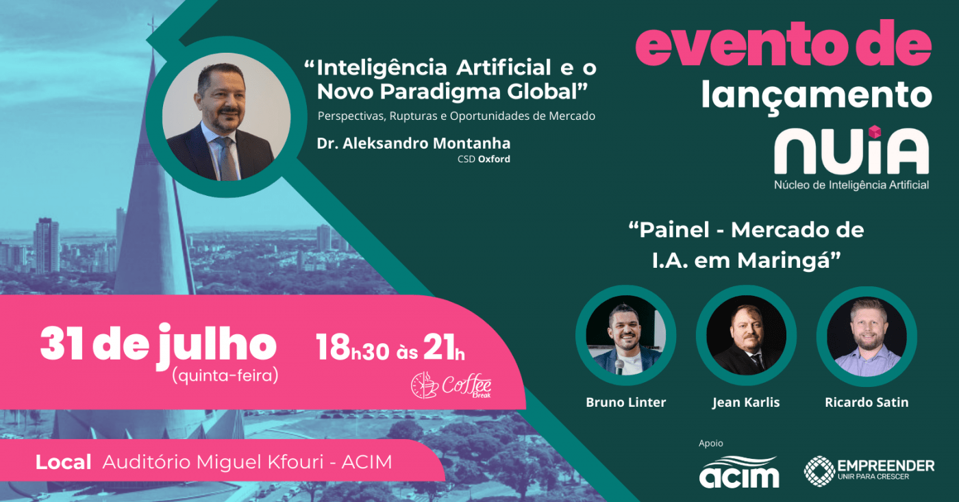 Lançamento do NUIA (Núcleo de Inteligência Artificial) / Programa ...