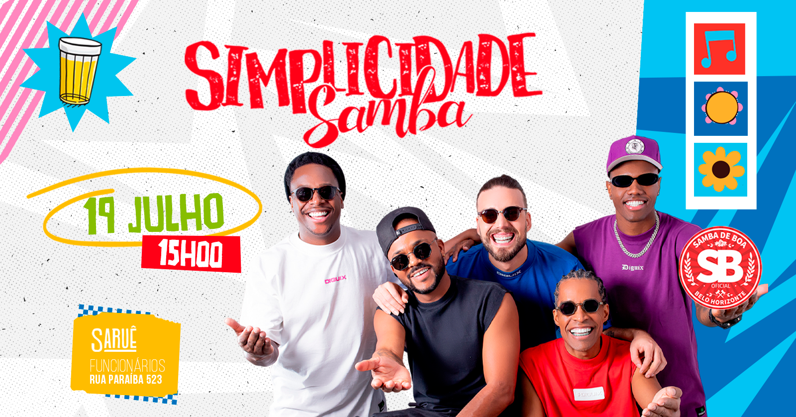 SIMPLICIDADE SAMBA NO SARUÊ FUNCIONÁRIOS