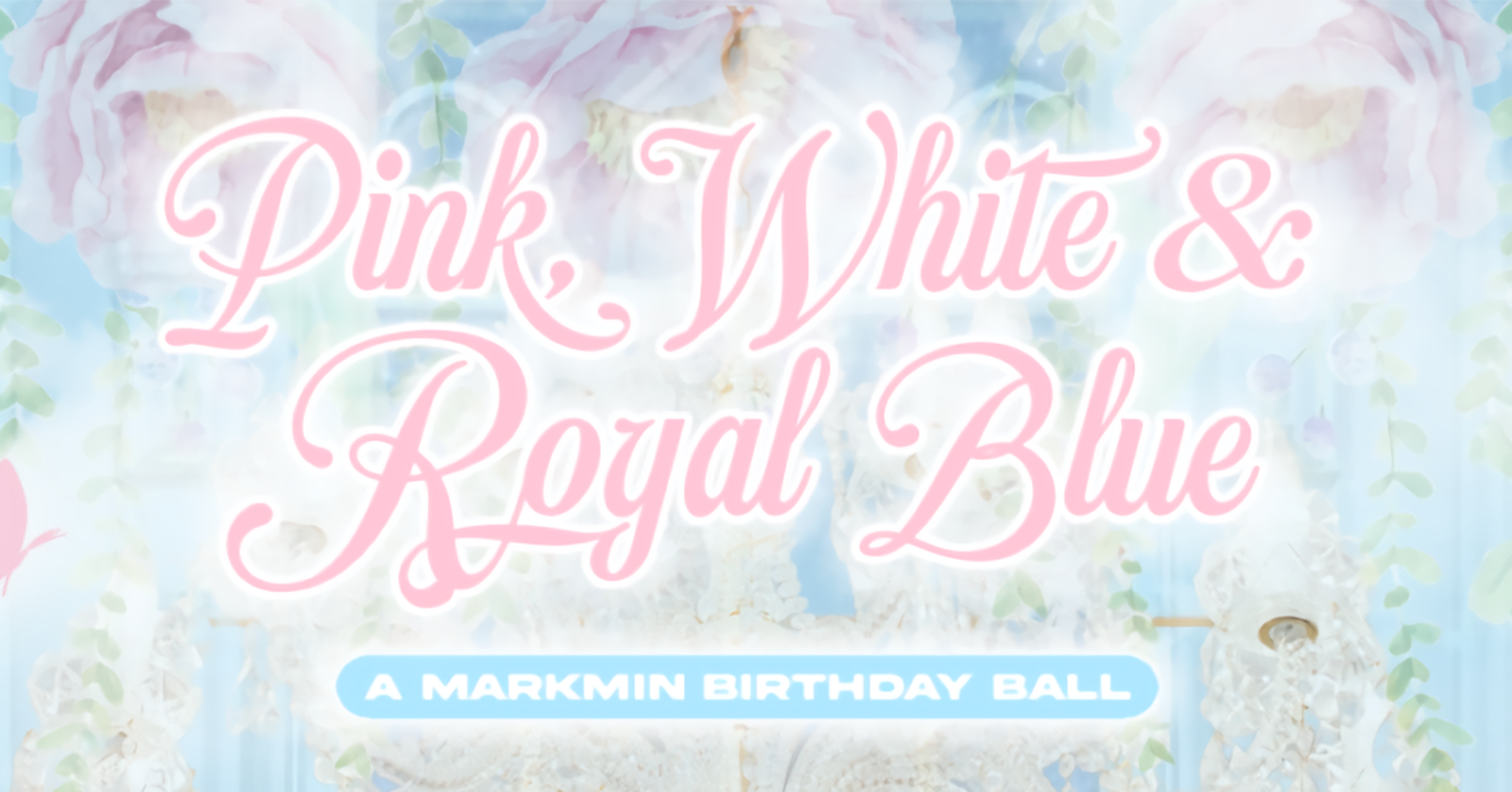 Pink, White & Royal Blue - Markmin Birthday Cafe (SÃO PAULO)