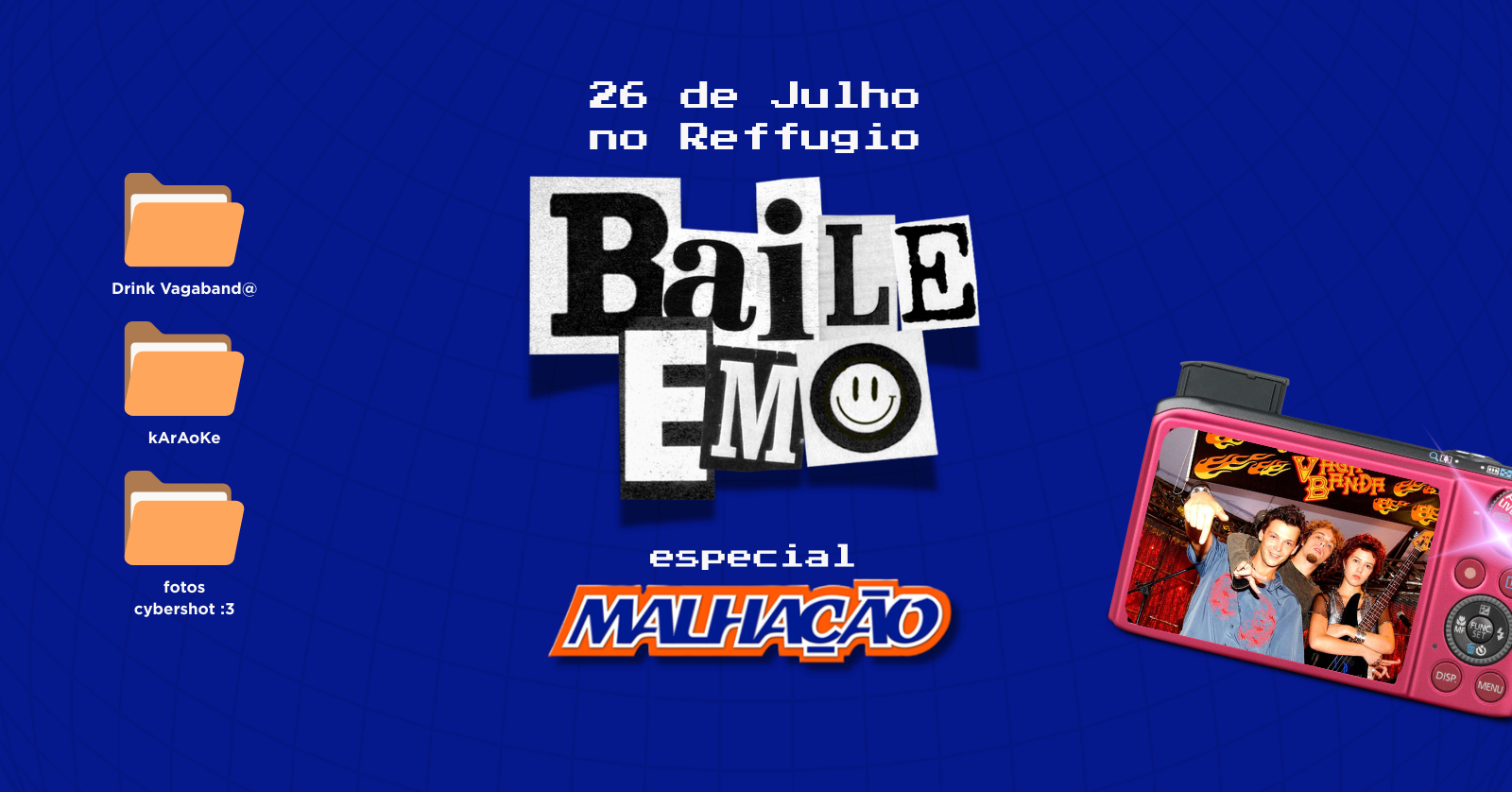 BAILE EMO ESPECIAL MALHAÇÃO :: CAXIAS DO SUL :: REFFUGIO